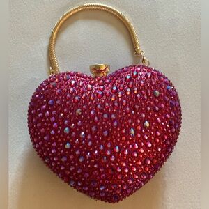 Ramla Heart Shaped Hand-Made Bag NWOT